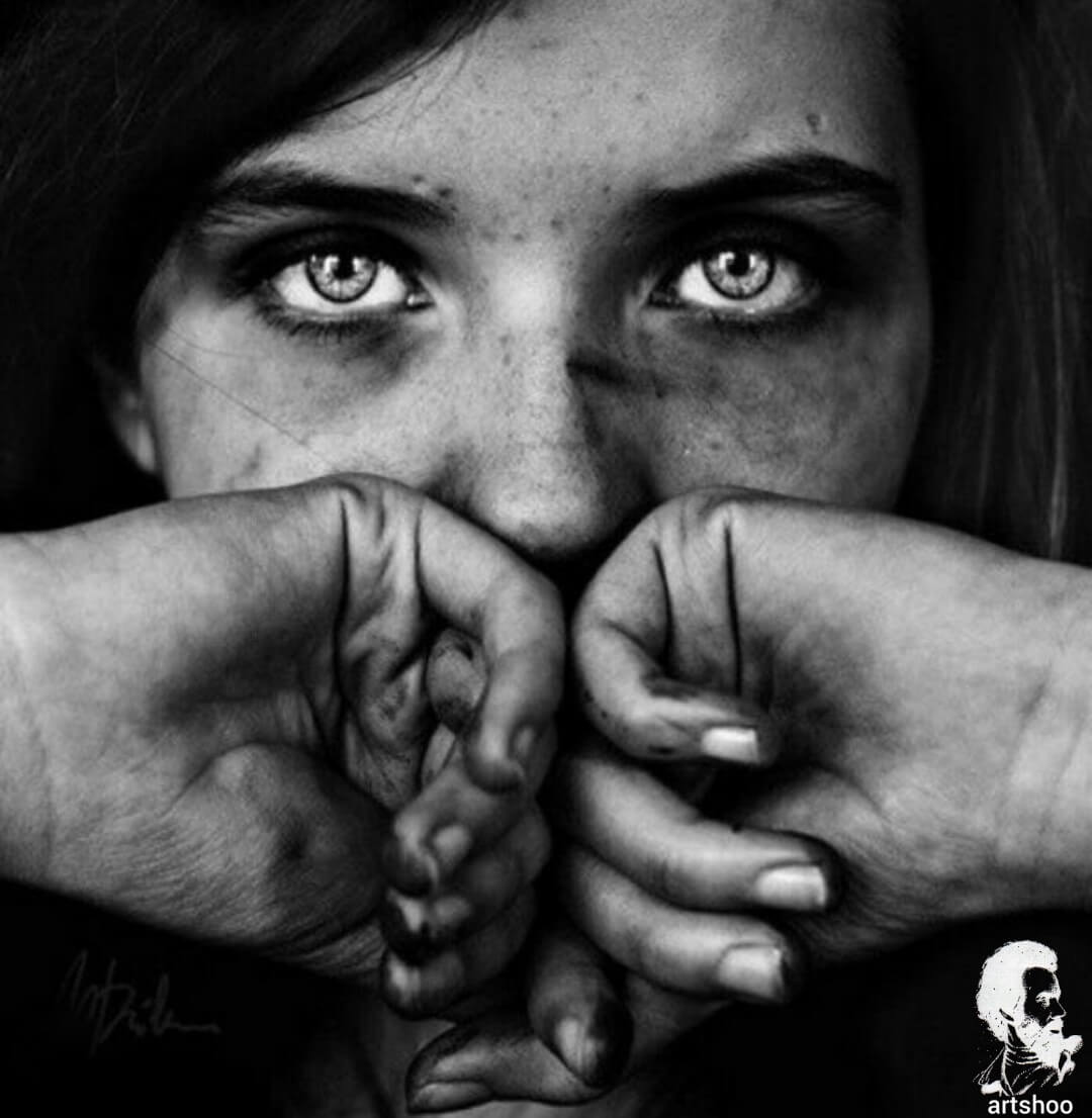 آموزش نقاشی سیاه قلم